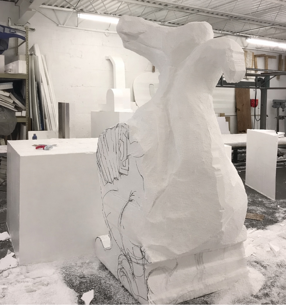 Styrofoam Sculpting